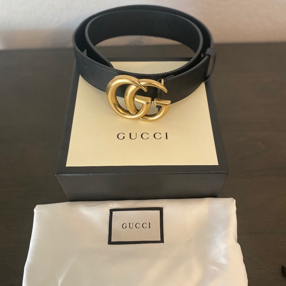 Gucci double G belt